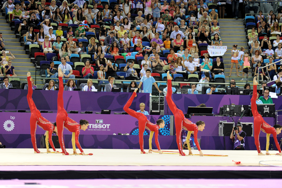 Азербайджанские гимнасты в шестой день Евроигр в Баку (ФОТОСЕССИЯ)