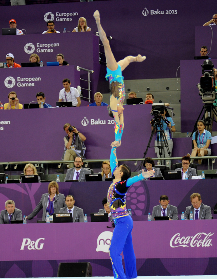 Azerbaijani gymnasts on sixth day of first European Games in Baku (PHOTO SESSION)