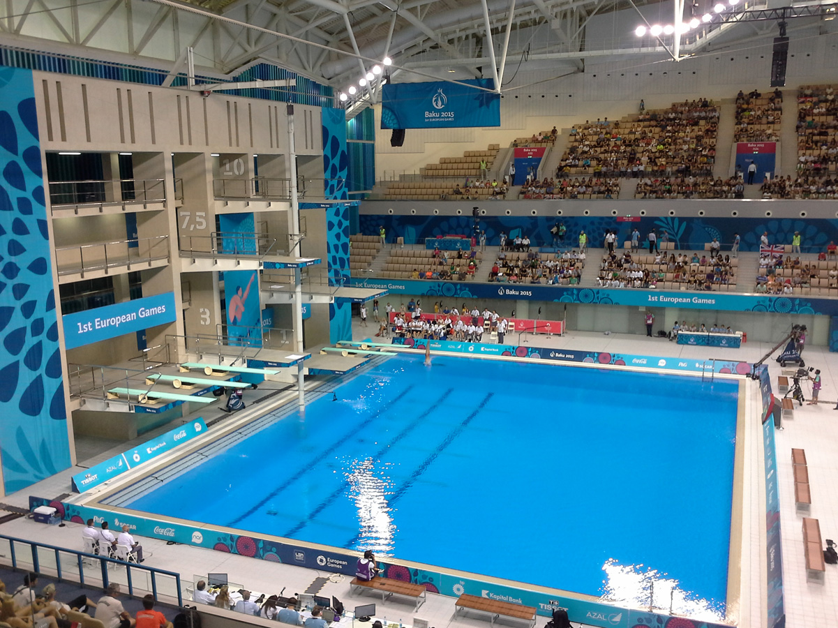 На Евроиграх стартовали соревнования по прыжкам в воду