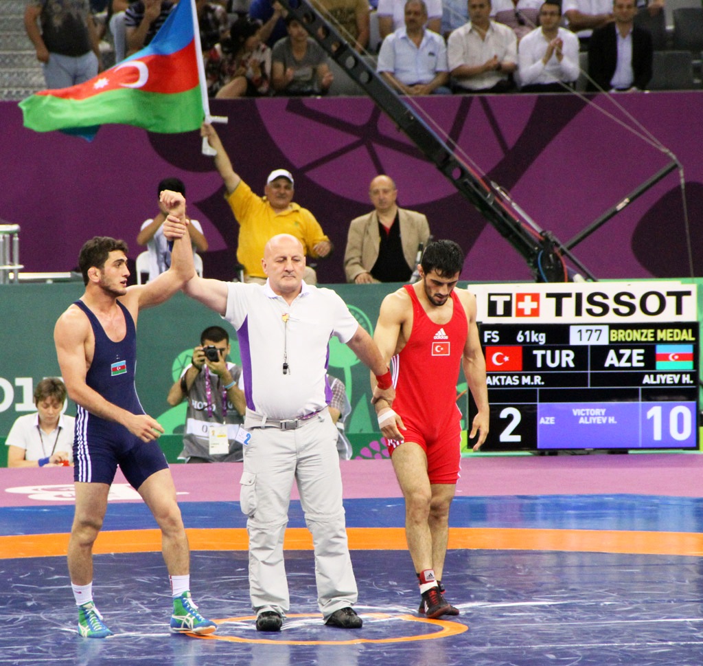 Baku 2015: Wrestler brings another bronze medal to Azerbaijan (PHOTO)
