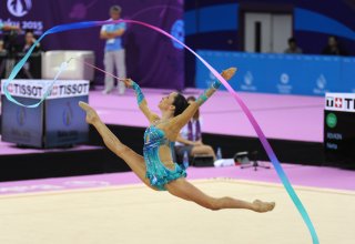 Baku 2015: Qualifications for rhythmic gymnastics held