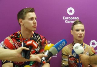Радость от победы на Евроиграх в Баку просто колоссальная - российские гимнасты (ФОТО)