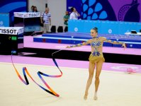 Азербайджанская гимнастка вышла в финал соревнований по художественной гимнастике на Евроиграх