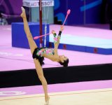 Азербайджанская гимнастка вышла в финал соревнований по художественной гимнастике на Евроиграх