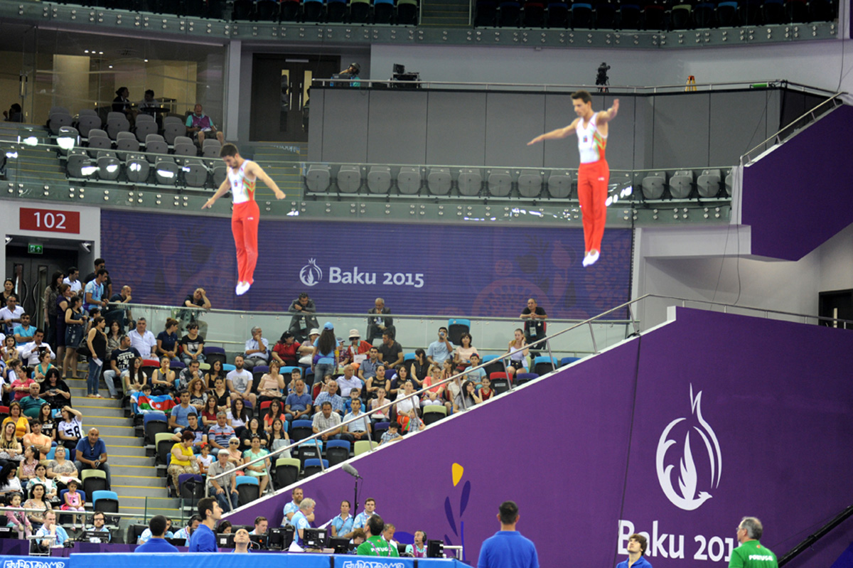 Azerbaijani athletes to compete for gold medal in trampoline events at Baku 2015