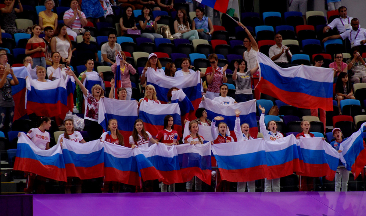 Russia grabs two medals in rhythmic gymnastics at Baku 2015