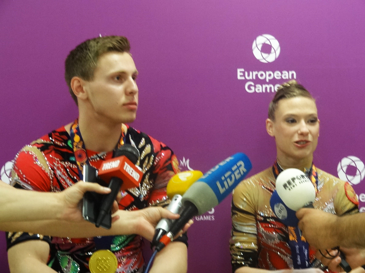 Радость от победы на Евроиграх в Баку просто колоссальная - российские гимнасты (ФОТО)