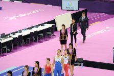 Azerbaijan’s first lady awards artistic gymnastics winners of Baku 2015 (PHOTO) (VIDEO)