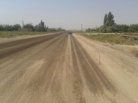 Продолжается реконструкция автодороги Ширван-Сальян (ФОТО)