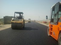Продолжается реконструкция автодороги Ширван-Сальян (ФОТО)