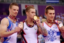 Awarding ceremony of athletes in artistic gymnastics at European Games held (PHOTO)  (VIDEO)