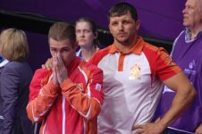 Азербайджанский гимнаст выиграл "золото" Евроигр в упражнениях на параллельных брусьях (ФОТО)