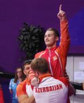 Азербайджанский гимнаст выиграл "золото" Евроигр в упражнениях на параллельных брусьях (ФОТО)