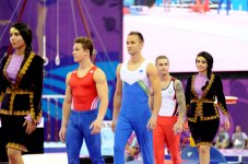 Baku 2015: Azerbaijani gymnast wins silver in pommel horse exercise (PHOTO)