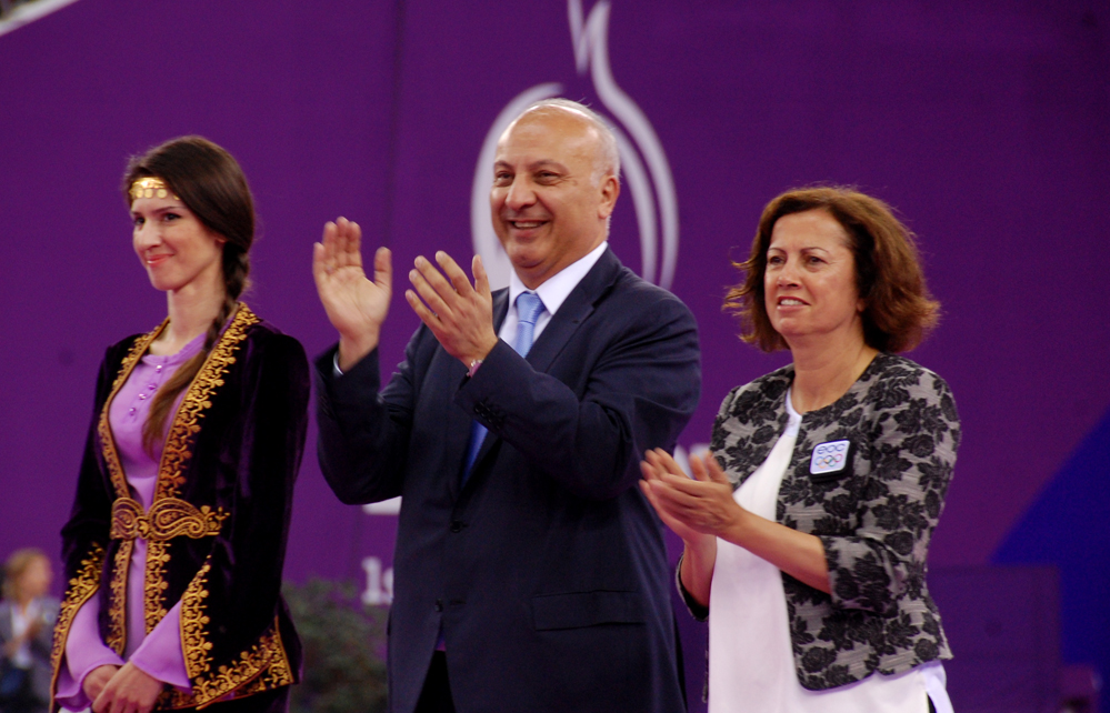 Прошла церемония награждения победителей по спортивной гимнастике на Евроиграх (ФОТО,ВИДЕО)