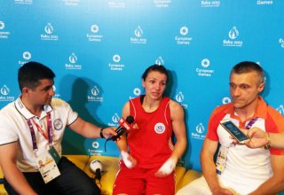 Азербайджанская спортсменка на Евроиграх справилась с поставленной задачей - тренер
