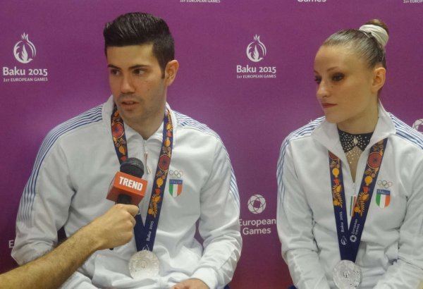 İtalyan gimnastlar: "Avropa Oyunlarında iştirak etmək böyük təcrübədir"