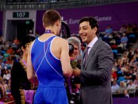 Azerbaijani gymnast wins bronze medal in trampoline at Baku 2015 (PHOTO)