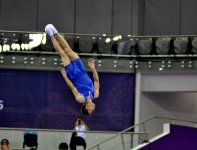 Azerbaijani gymnast wins bronze medal in trampoline at Baku 2015 (PHOTO)