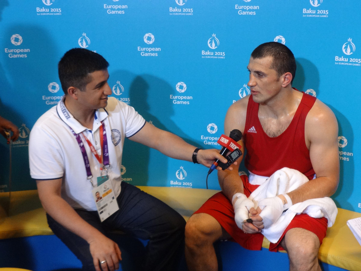 Азербайджанский боксер рад победе в первом бою соревнований Евроигр