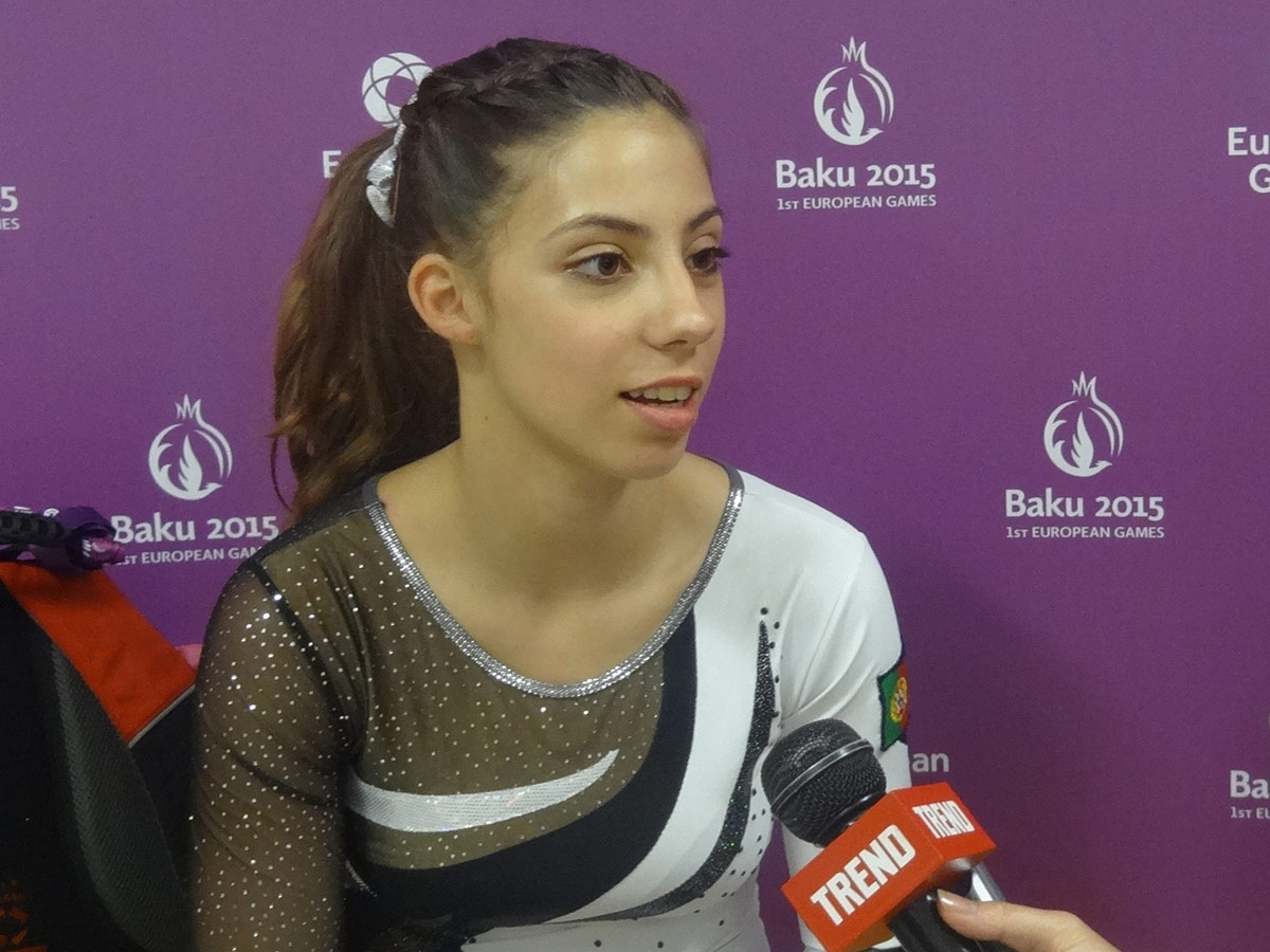 European Games – great opportunity for athletes to gain experience, says Portuguese gymnast