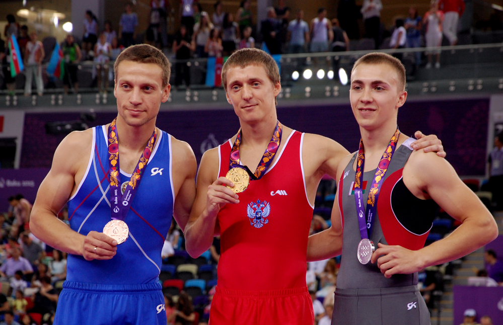 Award ceremony held for winners of trampoline event at Baku 2015 (VIDEO)