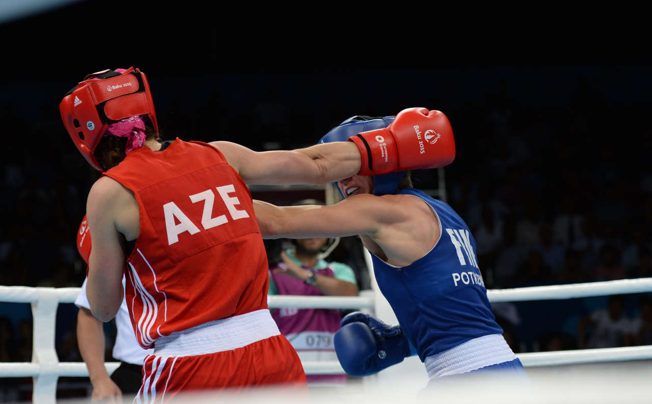 Two Azerbaijani boxers advance to semifinals at Baku 2015