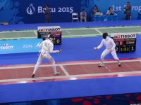 Fencing events continue at Baku 2015 (PHOTO)