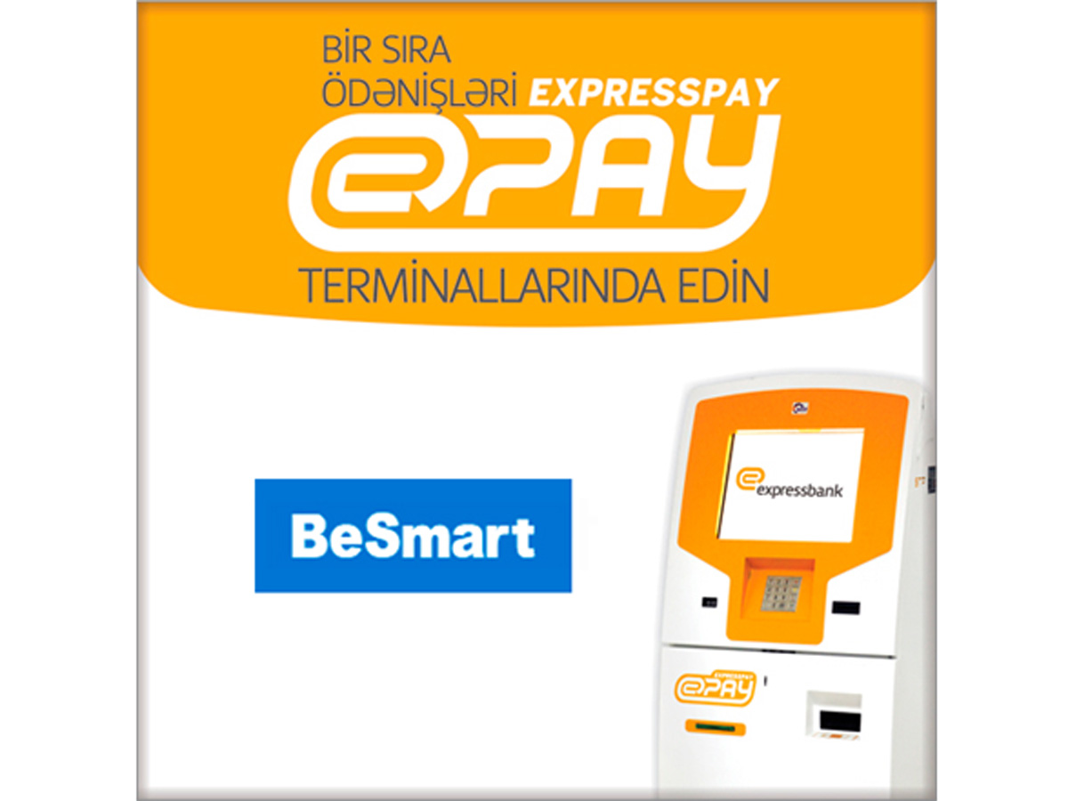 ExpressPay ödəniş terminallarında Besmart.az üzrə ödəmələr əlavə olunub