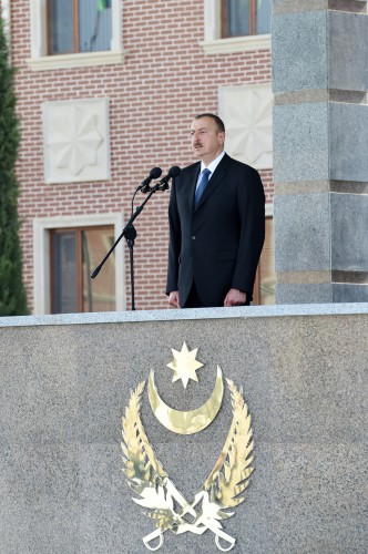 Prezident İlham Əliyev: “Biz öz torpağımızı heç kimə verməyəcəyik və heç vaxt bu vəziyyətlə barışmayacağıq” (FOTO)