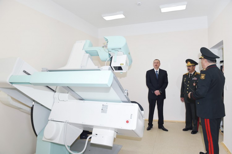 Azerbaijani president attends opening of naval base