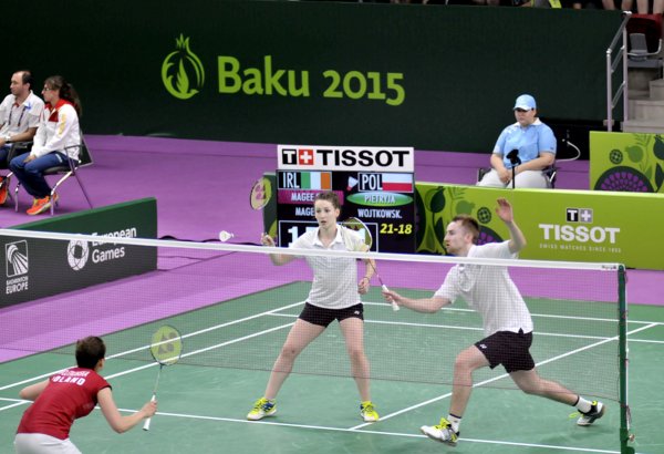 Badminton yarışlarında ¼ final mərhələsi başlayıb (FOTO)