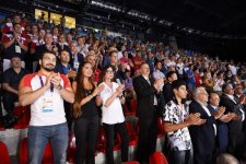 Президент Ильхам Алиев наградил боксеров, победивших на Евроиграх (ФОТО,ВИДЕО)
