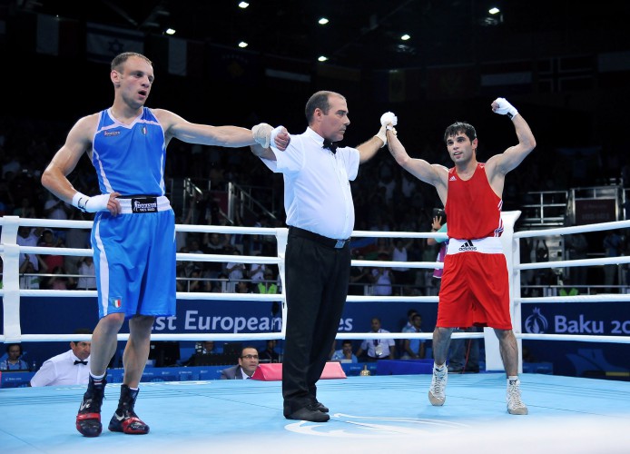 Президент Ильхам Алиев наградил боксеров, победивших на Евроиграх (ФОТО,ВИДЕО)