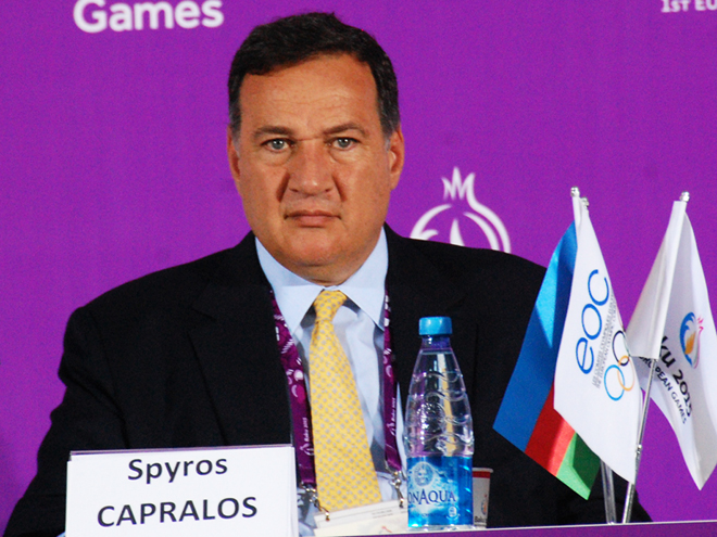 Первые Евроигры в Баку внесут важный вклад в развитие спорта в Европе - Спирос Капралос