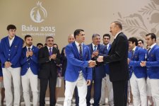 Первая леди Мехрибан Алиева награждена орденом «Гейдар Алиев» за большие заслуги в организации  Евроигр (ФОТО)