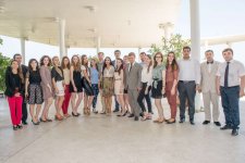 Vice-president of Heydar Aliyev Foundation Leyla Aliyeva meets Russian students