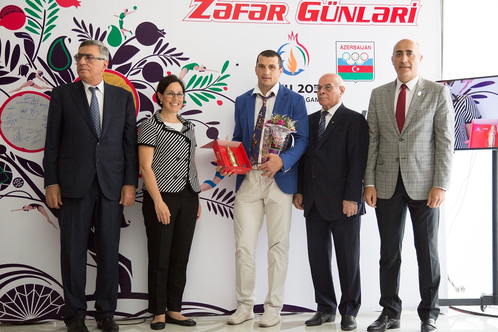 НОК и Coca-Cola поздравили азербайджанских спортсменов, завоевавших медали на Евроиграх