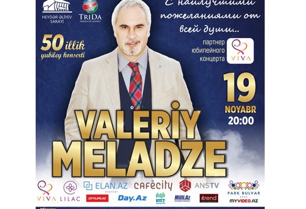VİVA-nın Valeriy Meladzenin konserti ilə bağlı  müsabiqəsində iştirak edin və 2 bilet qazanın