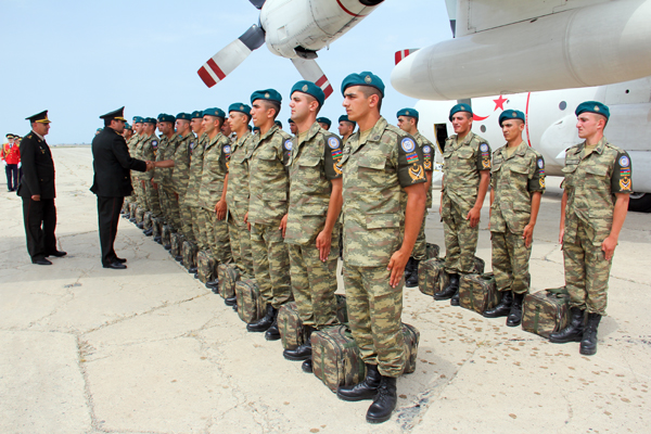 Azerbaijani peacekeepers leave for Afghanistan (PHOTO, VIDEO)