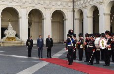 Azərbaycan Prezidenti İtaliyanın Baş naziri ilə görüşüb (FOTO)