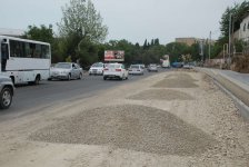 Sabunçu rayonunda Rüstəm Rüstəmov küçəsi təmir olunur (FOTO)