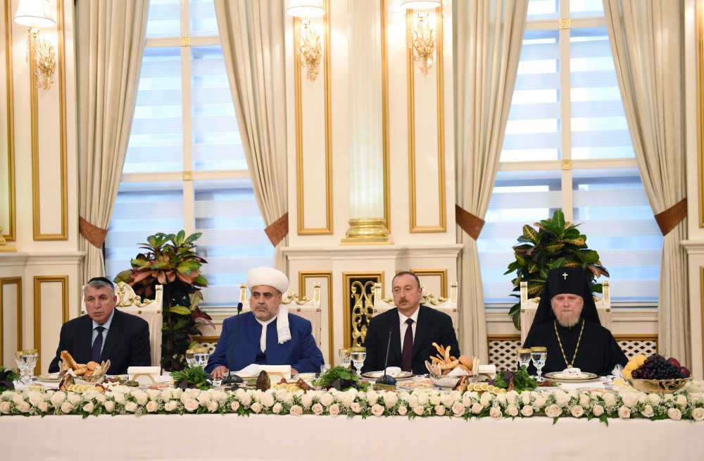President Ilham Aliyev attended the Iftar ceremony on the occasion of the holy month of Ramadan