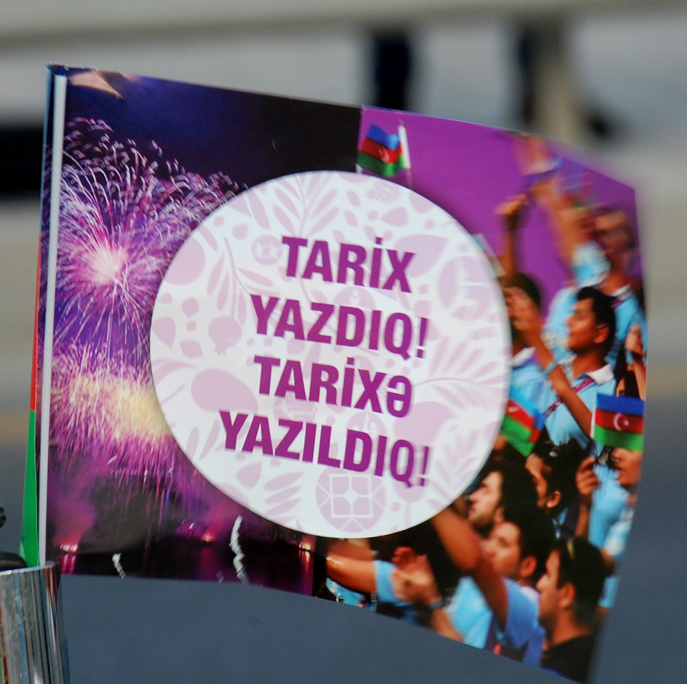 В Баку состоялся парад, посвященный Евроиграм (ФОТО)