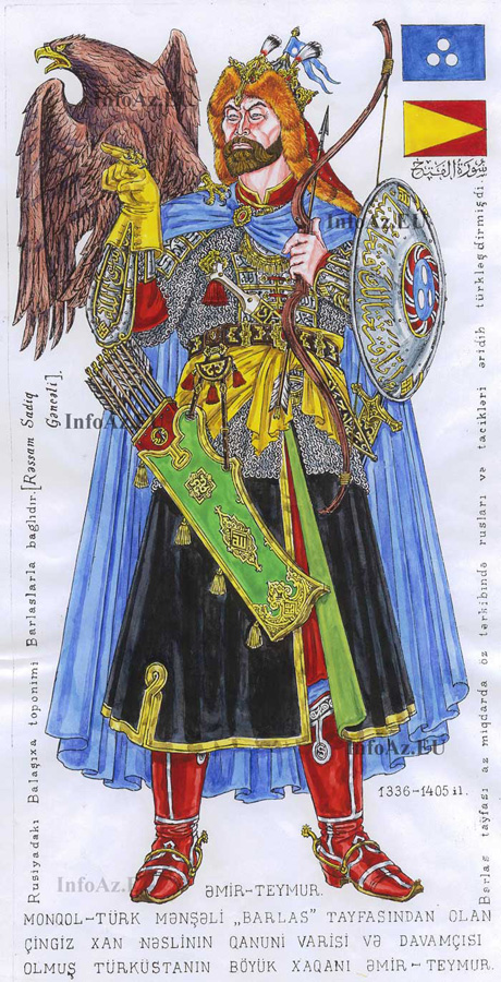 Древние воины и правители в иллюстрациях Садига Гянджали (ВИДЕО-ФОТО)
