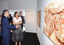 Azerbaijan's first lady attends opening ceremony of  “Azerbaijani Carpets in Art” exhibition in Cannes