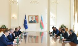 Ilham Aliyev, Donald Tusk hold expanded meeting