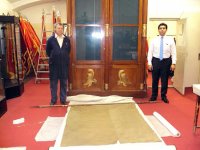 Azerbaijani researcher finds two flags of Nakhchivan Khanate (PHOTO)
