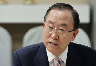 Ban Ki-moon urges to put immediate end to fighting on contact line in Nagorno-Karabakh