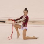 В Национальной гимнастической арене в Баку прошла контрольная тренировка азербайджанских и зарубежных спортсменок (ФОТО)
